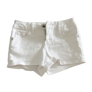 Girls 10R Justice White Shorts